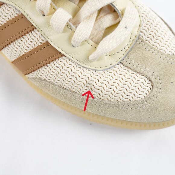 Adidas Samba OG Sneakers In Cream White/Cardboard/Sand (JI3185) - Men's Size 8 - Picture 9 of 12